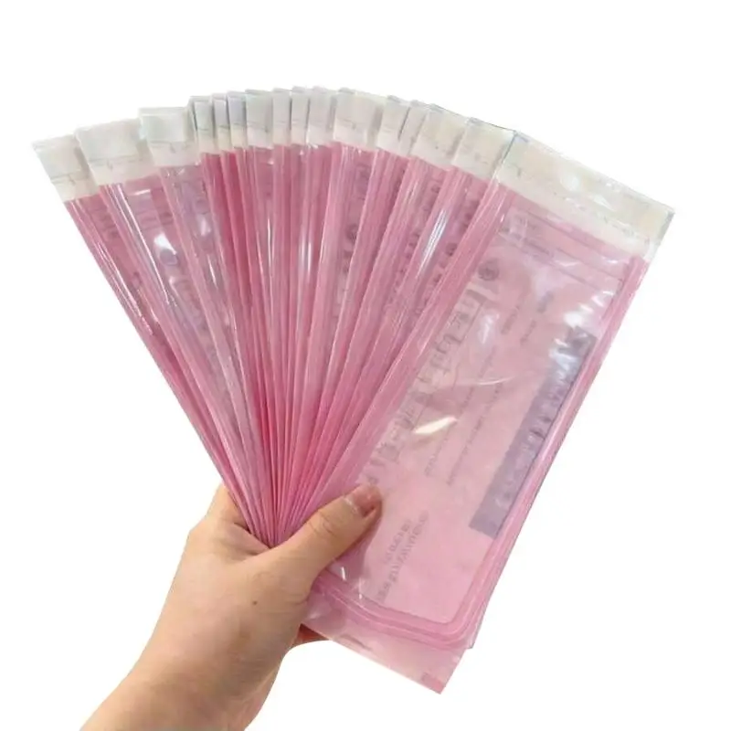 100Pcs Nail Clean Sterilizing Bag Packing Disposable For Care Clean Bag Self Sealing Clean Bag Nail Tattoo Tool