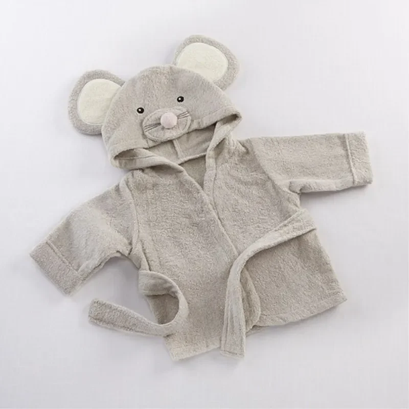 New Baby Bathrobe towel Children\'s Clothing Boys Girls Soft Velvet Robes Pajamas Coral newborn Clothes kids Bathrobes pink grey