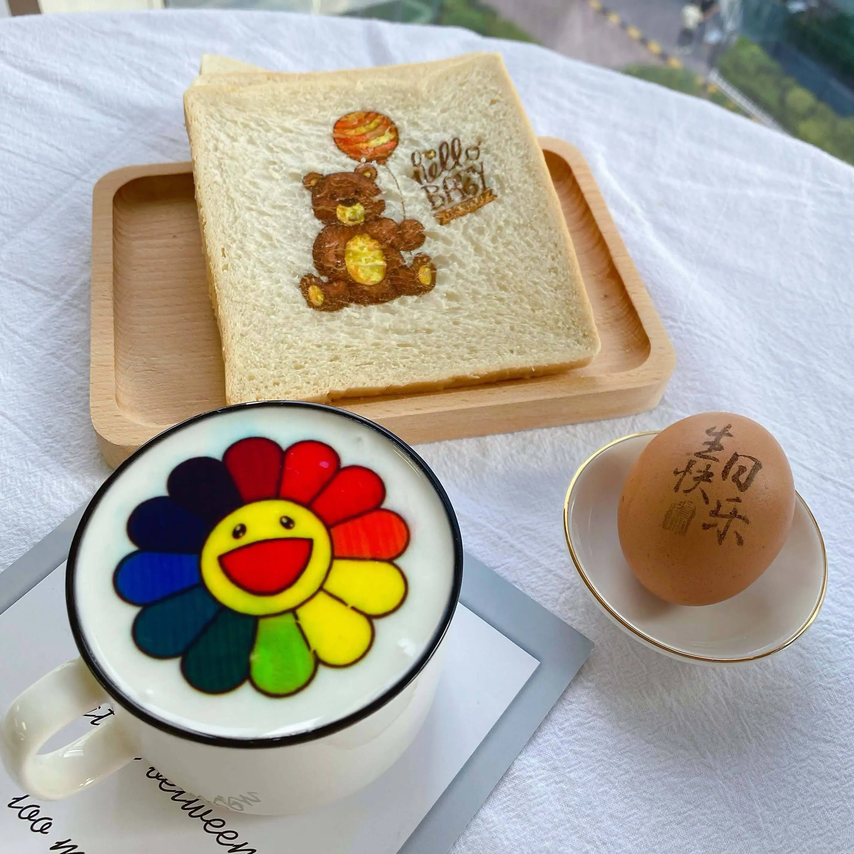 طابعة فنية للقهوة الأوتوماتيكية بالكامل STLF JW EVEBOT FC1 لصور السيلفي الملونة مع حبر صالحة للأكل، مثالية للفندق والمقهى والتجاري