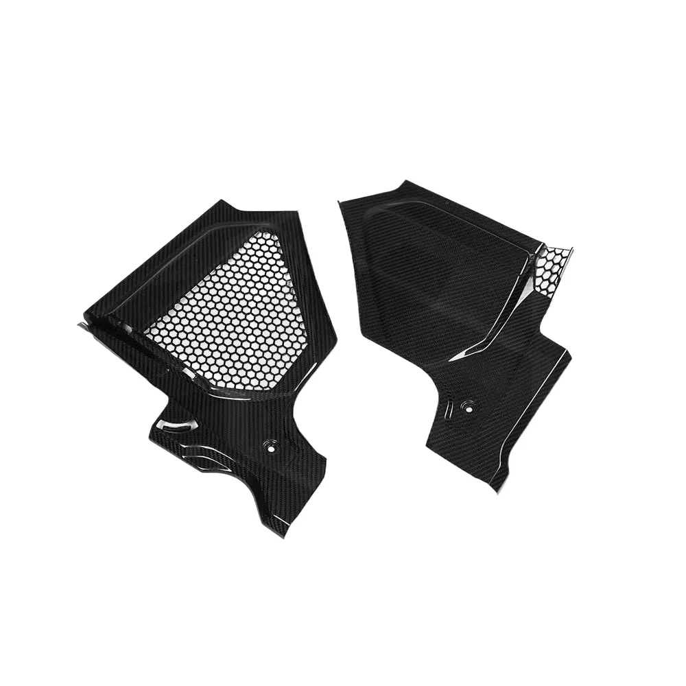 Dry Carbon Fiber Cowl Panel Cover Engine Bay Top Corner Panels Engine Hood Panel Trim For BMW M2 M3 M4 S58 G8X G80 G81 G82 G83