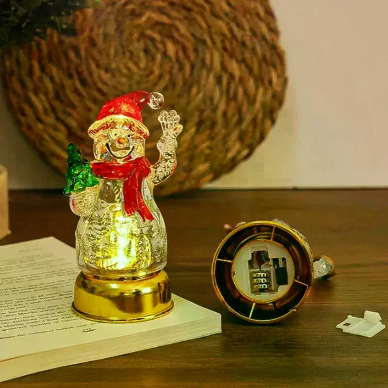 Nachtlampje Kerstboom Smeedijzer Voor Slaapkamer Kamer Woonkamer Tafelblad Kerst Festival Feestsfeer Decor