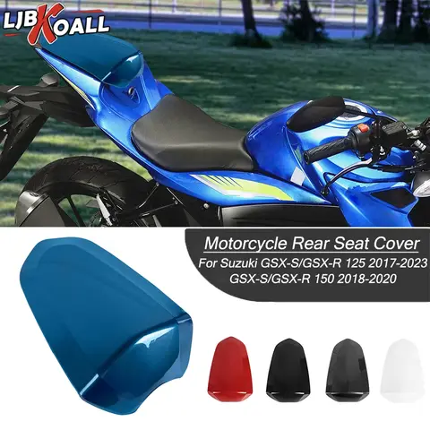 오토바이 Pillion 뒷좌석 커버 카울 솔로 페어링 For Suzuki GSX-S 125 GSXR GSX-R 125 150 2017-2023 2022 2021 Carbon Fiber