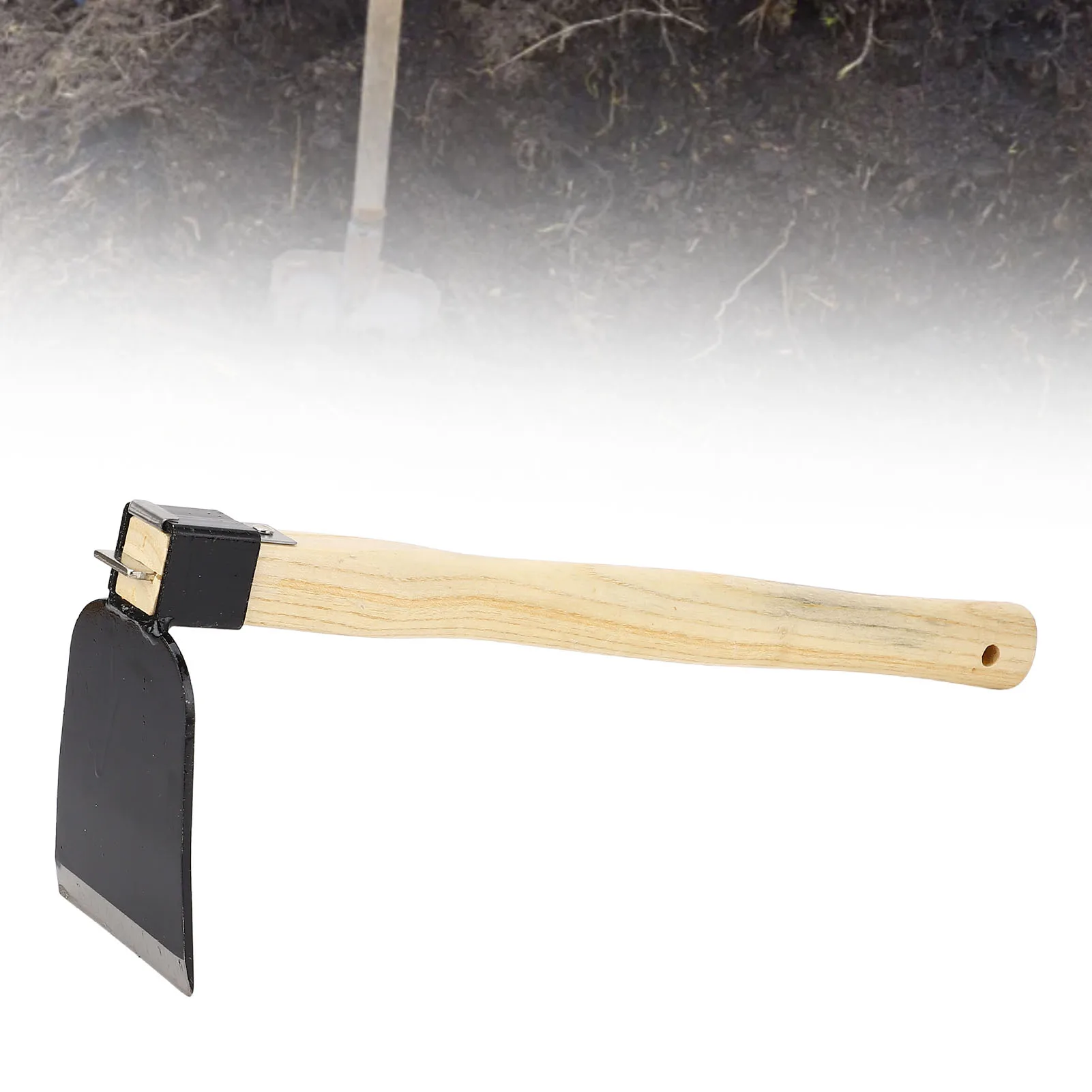 

Gardening Hand Hoe Hand Hoe Small Hoe Hand Hoe Ergonomic Wooden Handle Carbon Steel Lightweight Garden Weeding Hand Hoe for Home