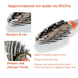 Máy khoan móng tay vonfram Vàng, máy điện làm móng tay, các tập tin móng tay, phay, phụ kiện 5 Bán hàng chính Tarraxa Gold - 3