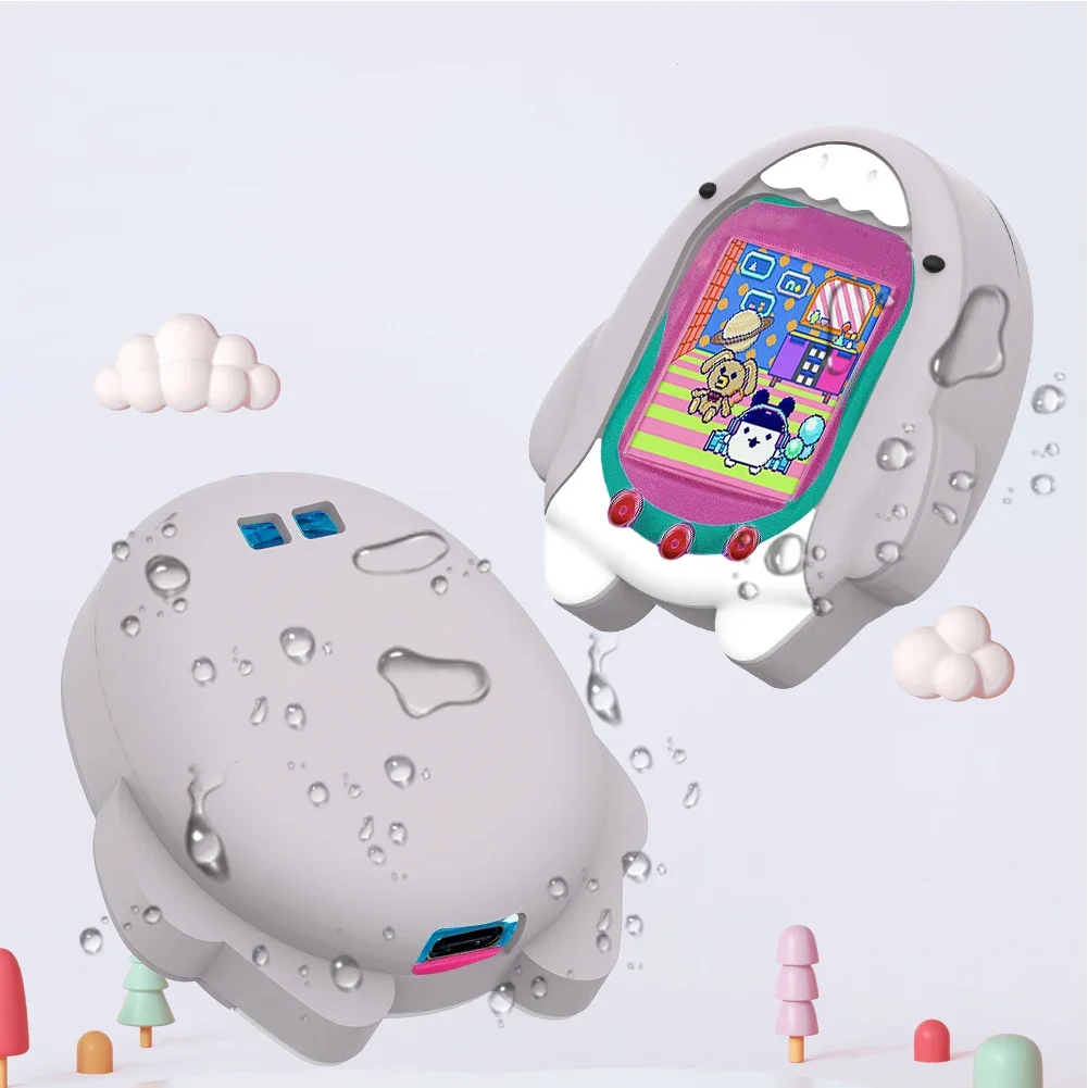 For Tamagotchi Uni 2023 Virtual Pet Machine Silicone Case With Lanyard Waterproof Anti-drop Soft Covers For Tamagotchi Uni 2023