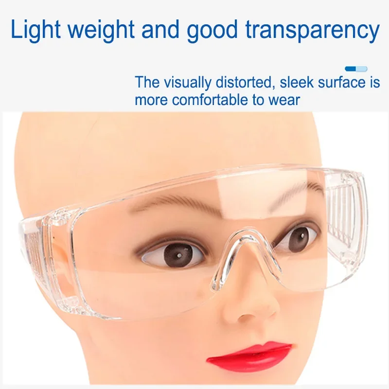 Dental Medical HD Protective Glasses, Eye Mask, Anti-fog, Adjustable Size, Face Shield, Anti-Glare