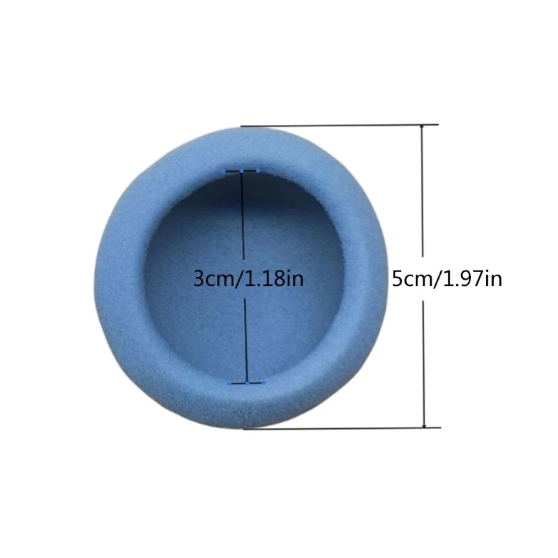 Cuscinetti auricolari ricambio in schiuma da 50 mm Cuscinetti auricolari Spugne Copri cuffie Cuffie auricolari