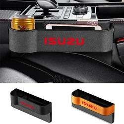 Suede Seat Side Storage Pocket for Car Seat Gap Filler Box for Isuzu D-MAX D MAX Dmax I II WFR VAN NFR ATV TROOPER