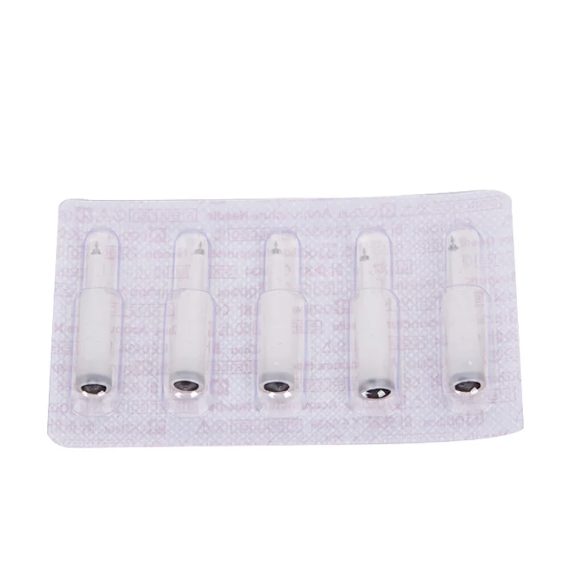 100Pcs Sterile Ear Press Needle EAN Ear Acupuncture Needles Auricular Acupunture Massage Ear Needle 1 Box Stimulator Massager