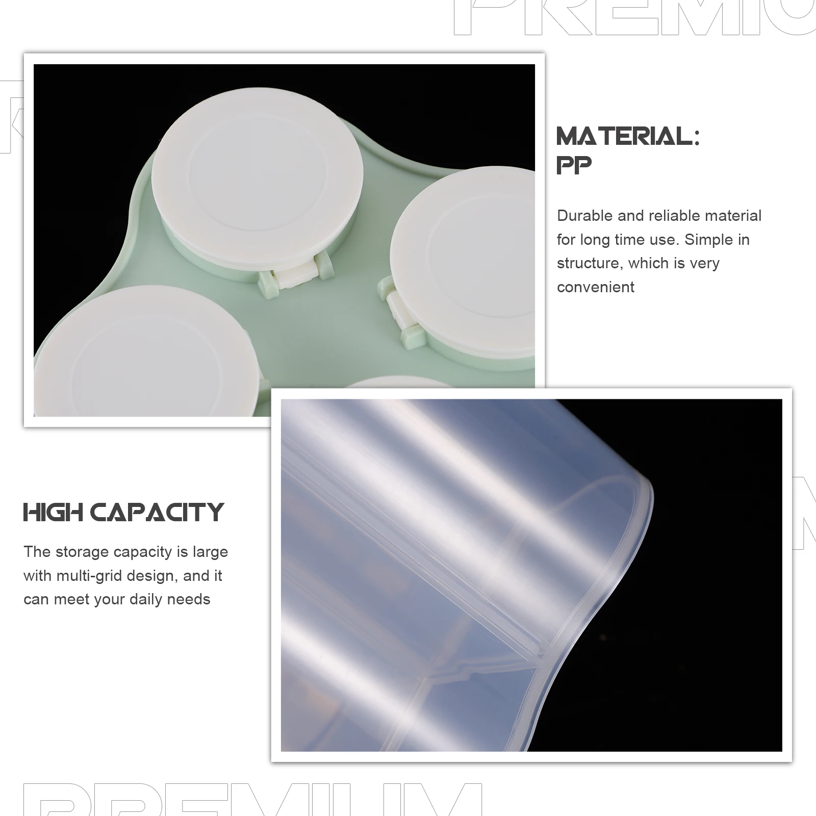 

Sealed Rice Tank Grain Compartments Box Cereal Dispenser with Lid for Home Kitchen Dry Food Storage Cereal Storage Box