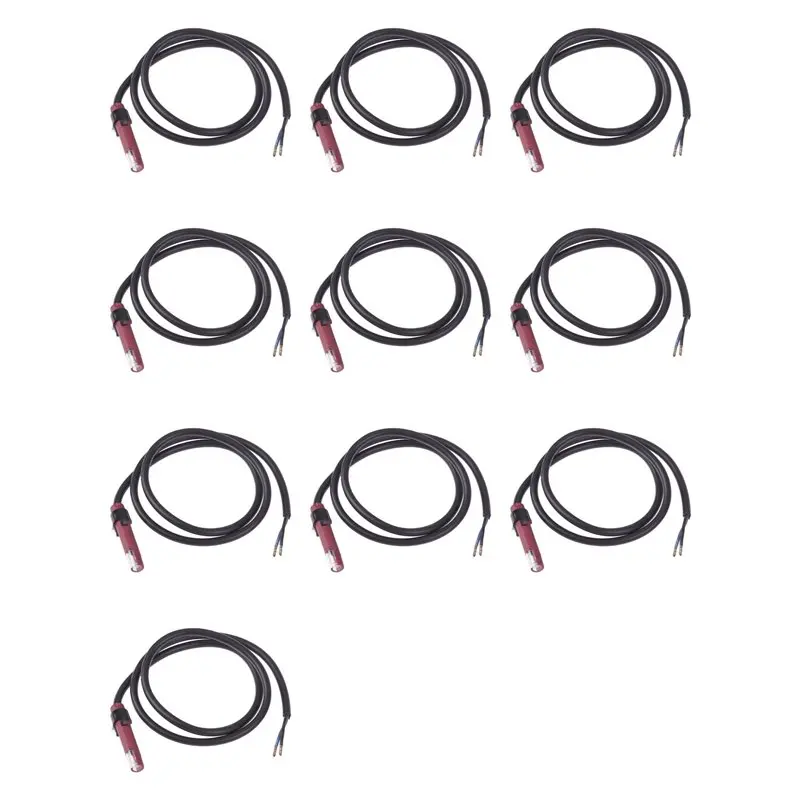

T21C 10X QRB1 Flame Detector Photosensitive Electric Eye Burner Detection Photoresistor Red QRB1 Photocell