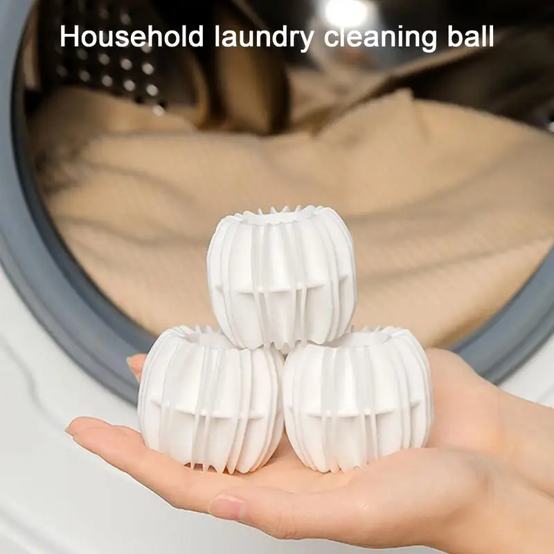 Washer Balls For Washing Machine Washer Ball Anti-Tangling Washing Machine Household Reusable Portable Laundry Balls 2X Laundry