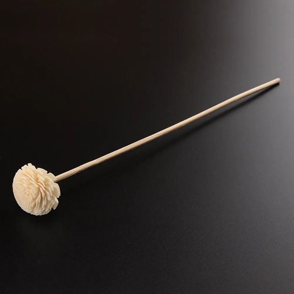 10Pcs Elegant Flower Design Reed Diffuser Sticks High Absorption Slow Fragrance Dispersion Living Room Bedroom Wedding Air