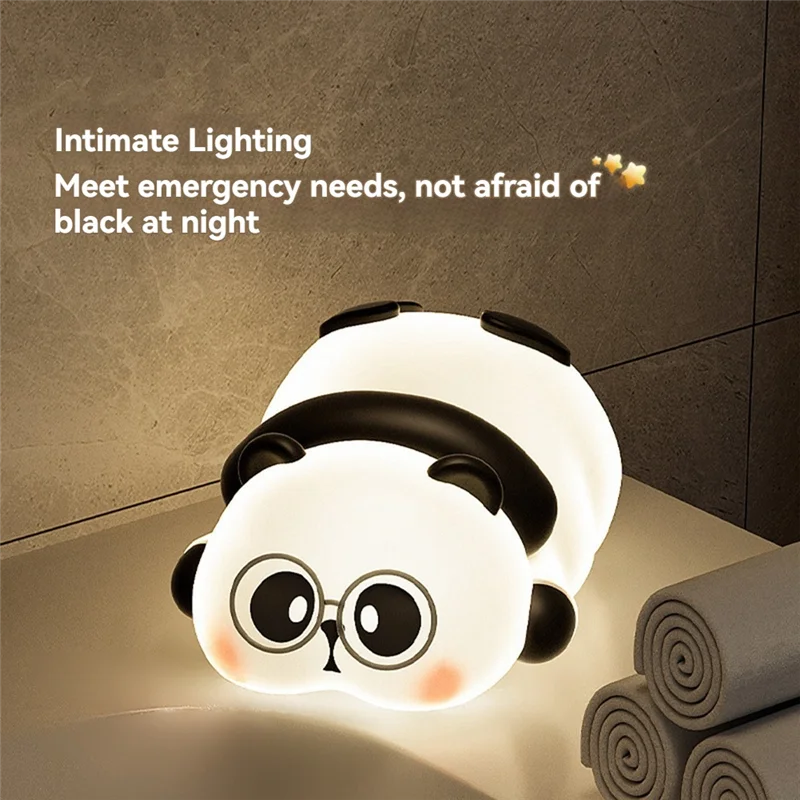 

Силиконовый ночник SYW-Panda, детская лампа для защиты глаз для спальни, лампа в виде панды, чтобы сопровождать вам спать ночью