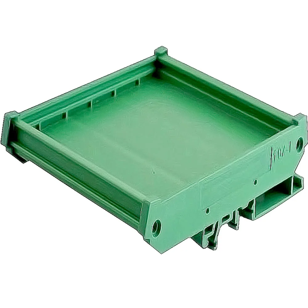 

107mm Wide PCB Relay Circuit Board Module Mounting Bracket Industrial PLC Control Shell for DIN Rail Installation