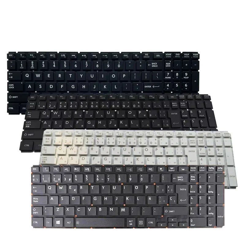 Nowa klawiatura do laptopa US/UK/RU/SP/FR/JP dla Toshiba Satellite L50-B L50T-B L50D-B L55-B L55DT-B S50-B S55-B P55W-B P50T-C — zdjęcie produktu 3
