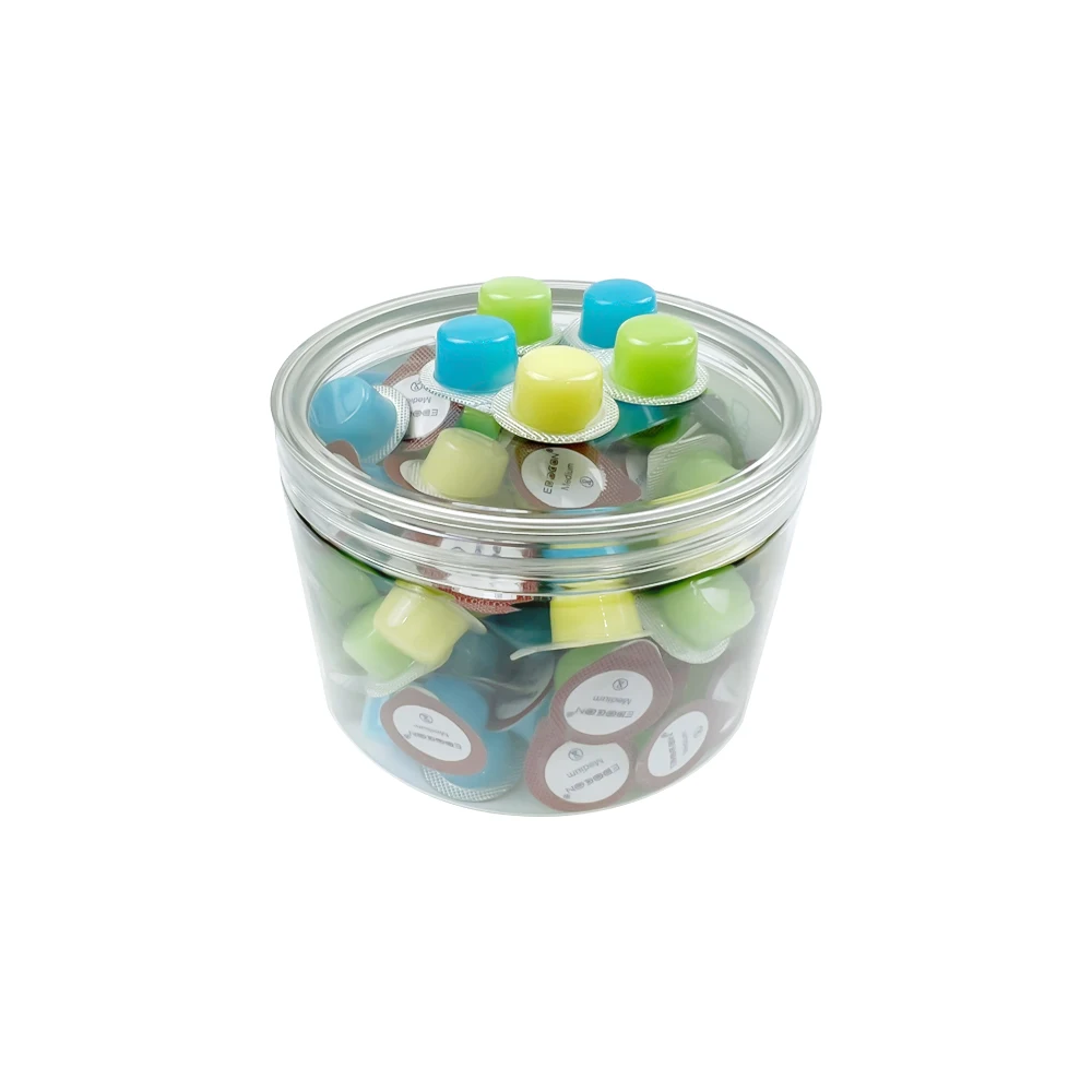 100 Pcs Dental Tooth Polishing Paste Cleaning And Whitening Fruit Flavored Tooth Polishing Paste Dentist Polishing Grit