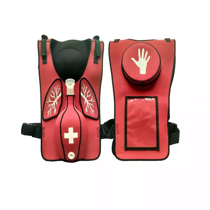 Kids Heimlik Practice Training Vest First Aid Training Tool for School Tracheal Blockage Wearable Vest