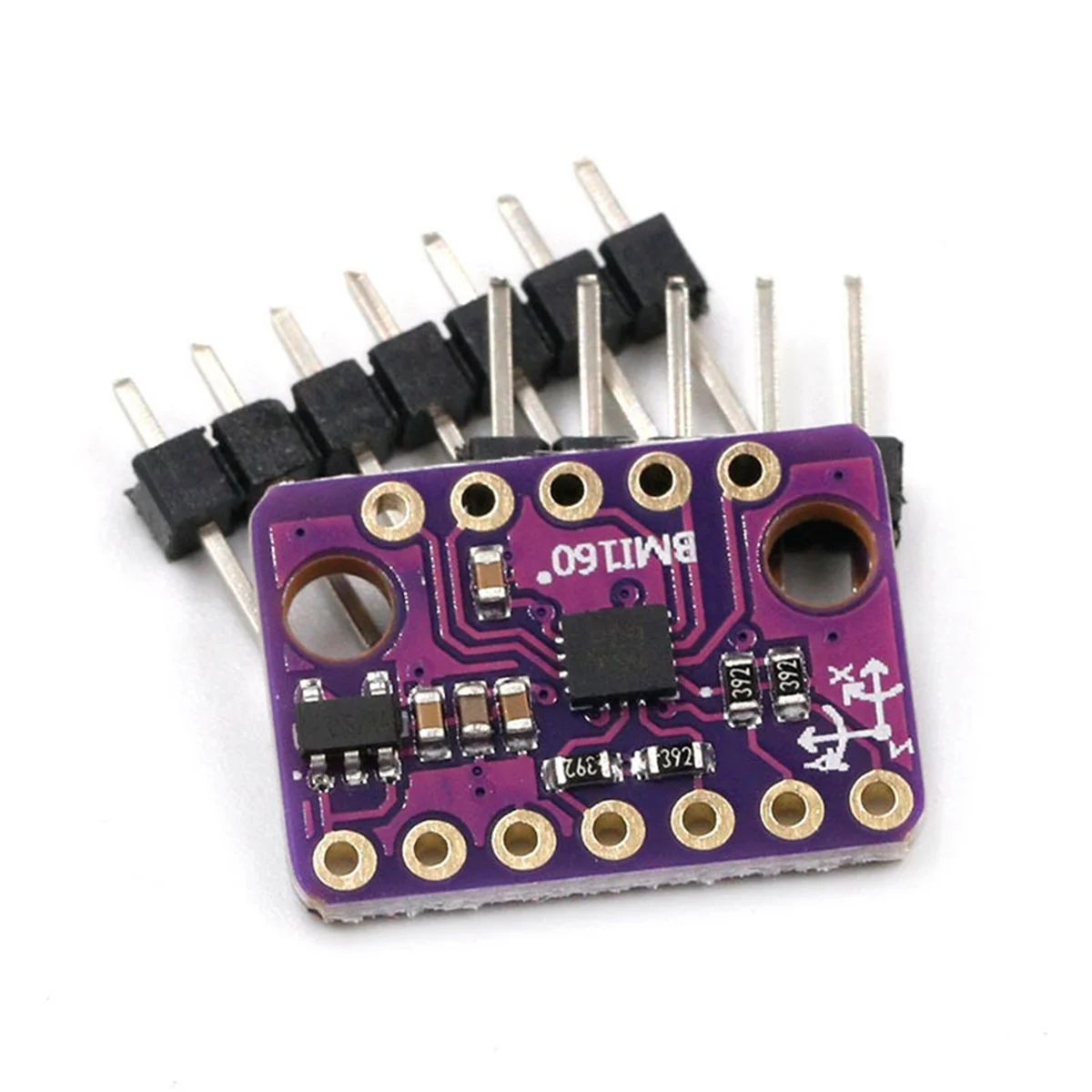 Módulo Sensor Acelerómetro Gravitacional Giroscópio, Taxa de 6 Eixos, IIC, I2C, SPI, Protocolo de Comunicação 3-5V, BMI160, 6DOF, 10Set