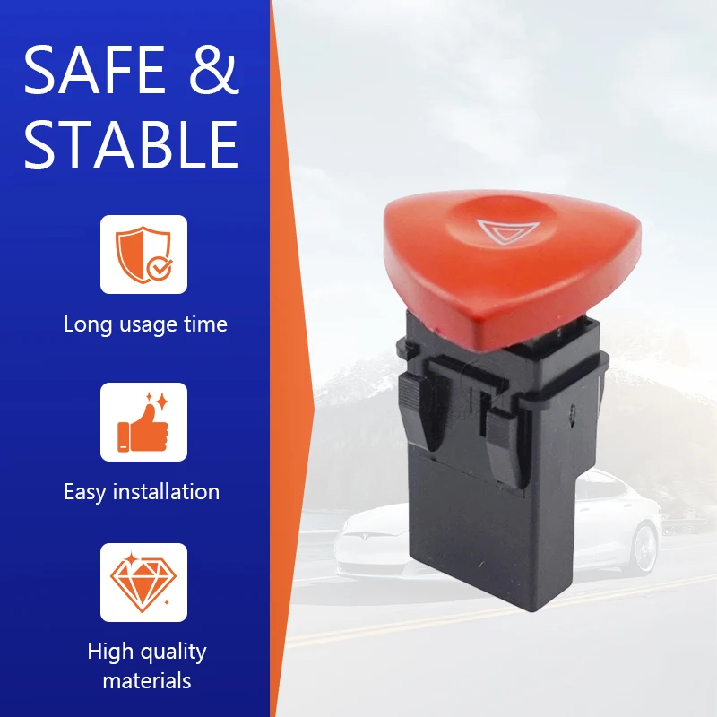NEW HNROCK 252904889R suitable for Renault car parts - hazard warning light emergency control switch red button
