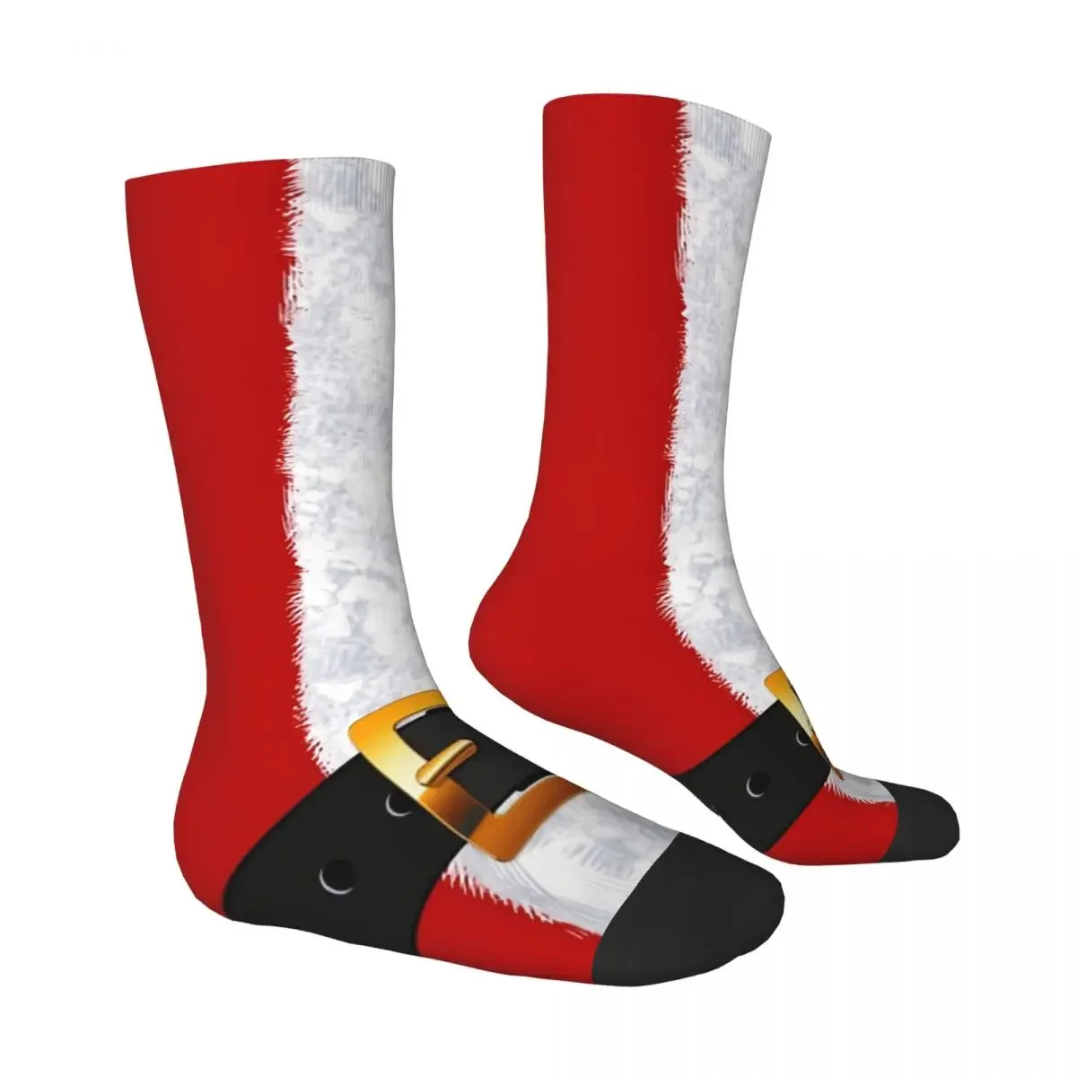 Funny Crazy Sock for Men Women Male Santa Claus Suit Hip Hop Harajuku Boys Crew Sock Novelty Non-Slip Running Sport Socks