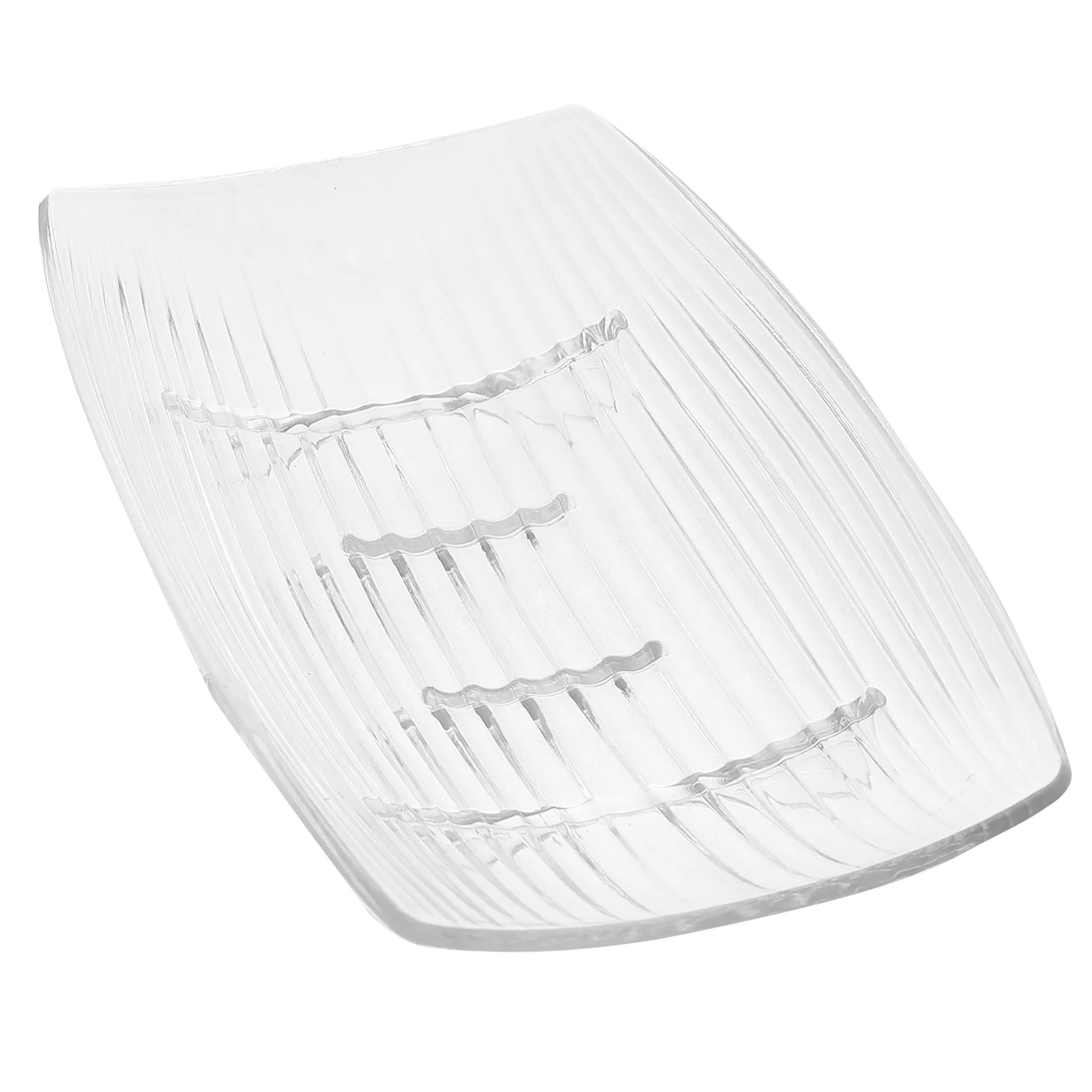 

Elegant Self Draining Soap Dish Box for Bathroom Kitchen Shower Portable Drainage Rack Compact Size Stylish Decor