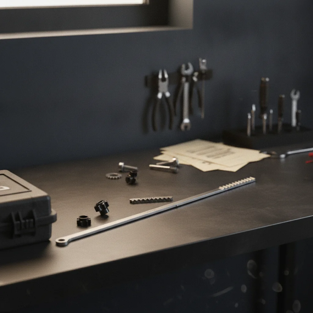 gear-and-rack-assembly-toothed-pinion-gear-set-compatible-mechanical-for-cobblers-shoe-repair