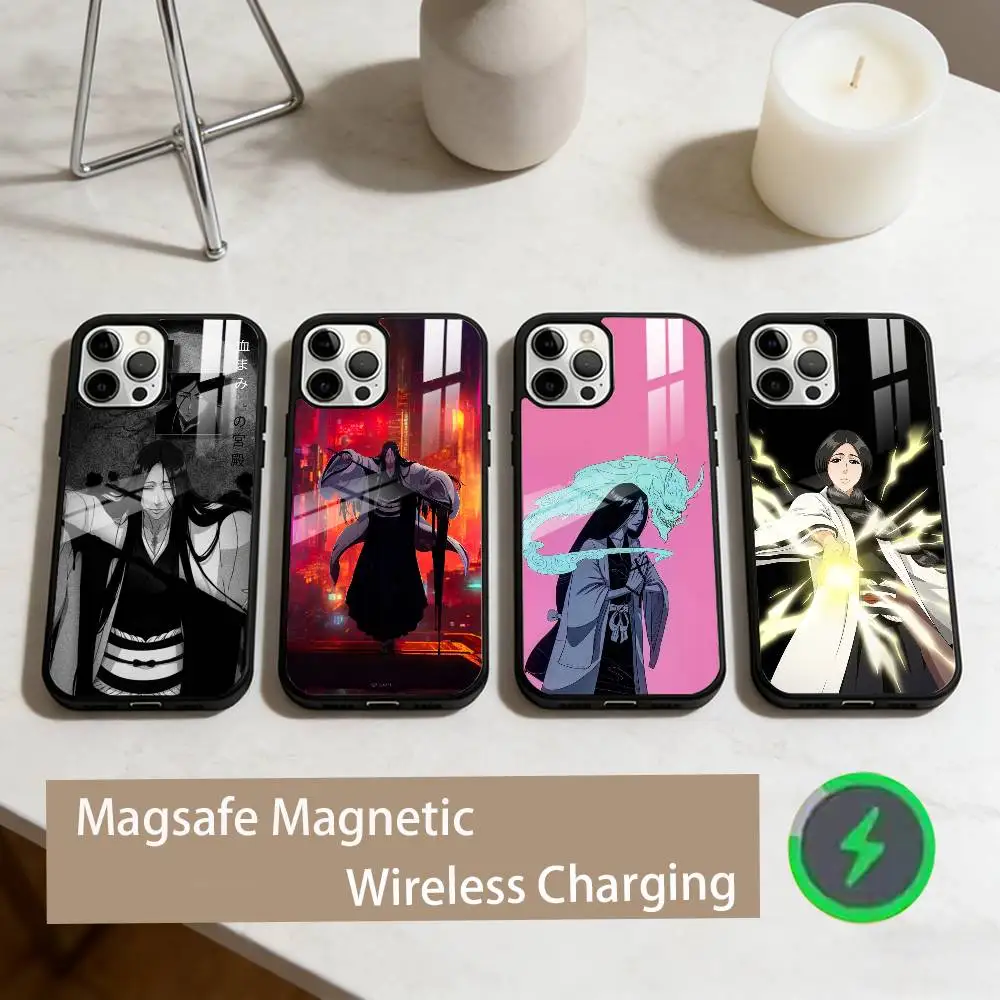 

Unohana R-Retsu B-Bleaches Phone Case For iPhone17,16,15,14,13,12,11 Plus,Pro Max Magnetic For Magsafe Wireless Charging