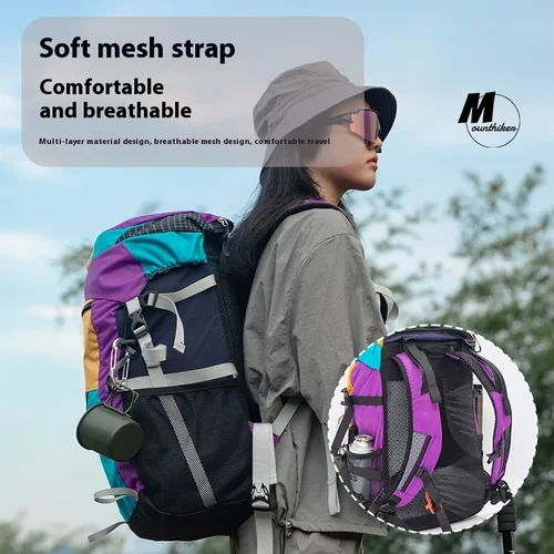 Imagen 2 del producto MOUNTAINHIKER 27L35L bolsa de Montañismo para acampar al aire libre mochila de hombro multifuncional senderismo viaje bolsa táctica ligera