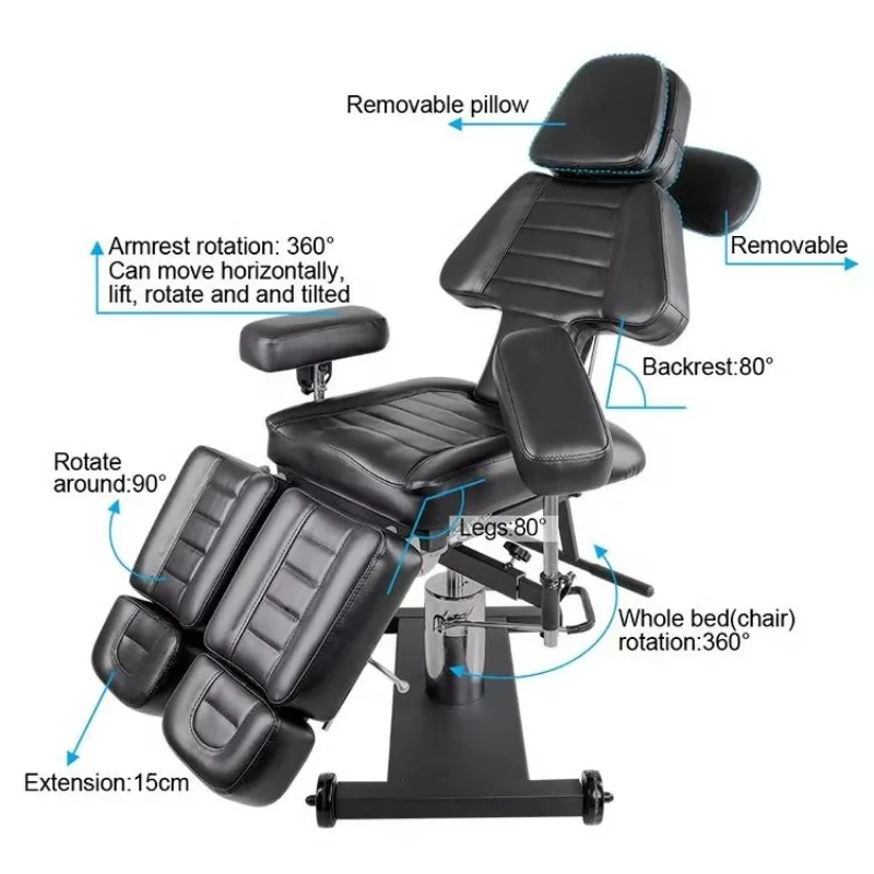 

High Quality Electric Facial Beauty Bed For Tattoo Dental Hospital Salon Spa Cosmetic Table Bed Leather Furniture Bed