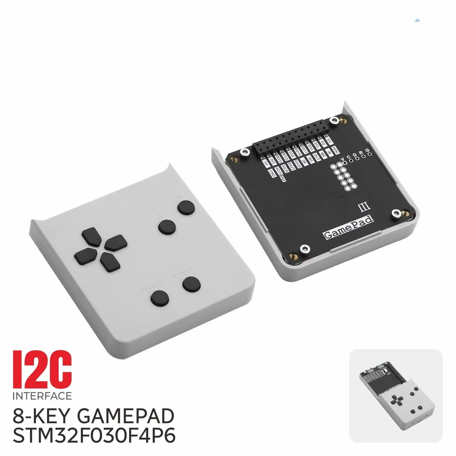 for M5Stack Faces Gamepad3 Bottom Suitable for Game Controls Directional Controls Quick Actions Embedded Button Interactions