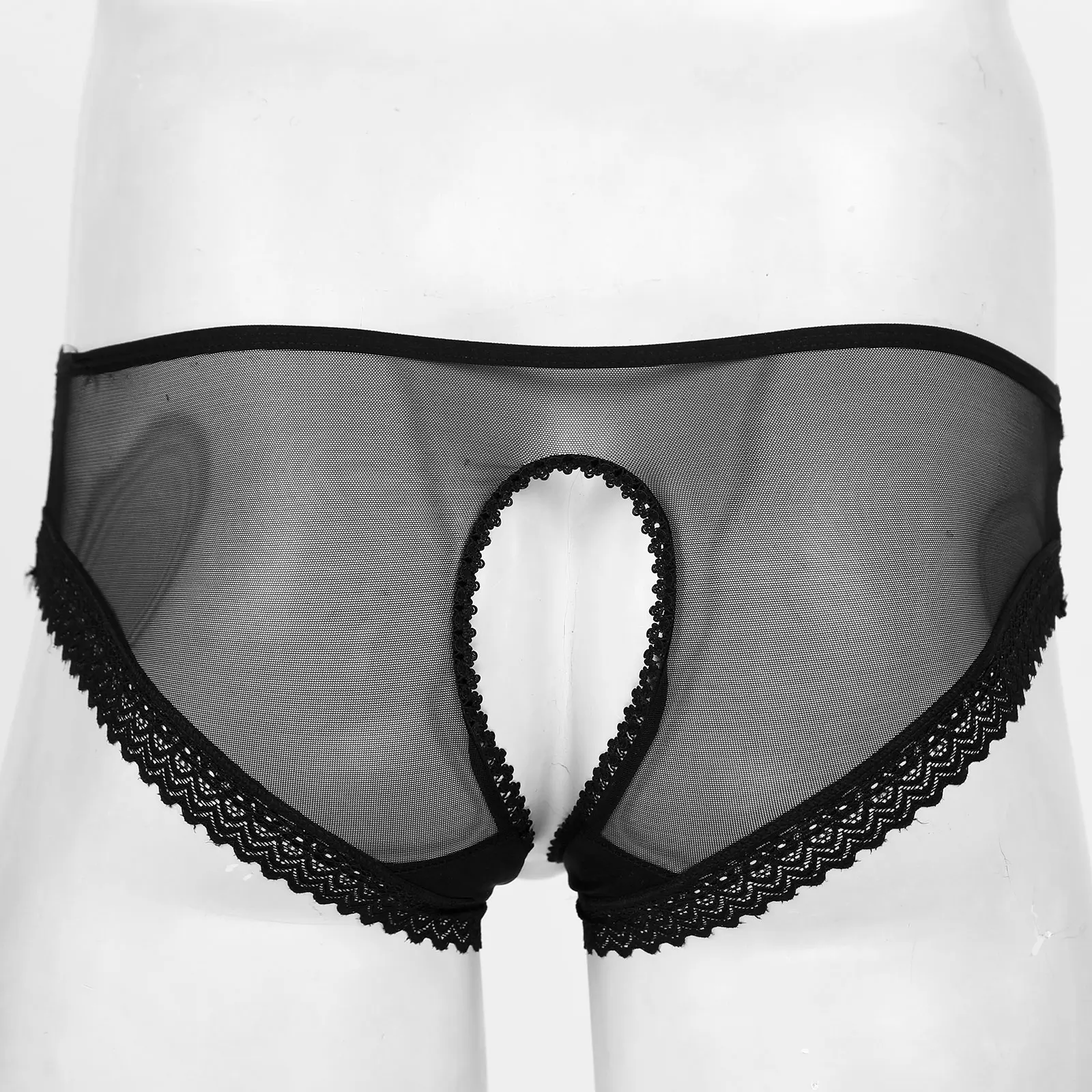 Homens Ver-Através de Malha Strappy Crotchless Cuecas, Calcinhas Sexy, Cuecas, Roupa Interior, Gay, Masculino, Crotchless