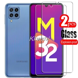 2PCS FOR Samsung Galaxy M32 High HD Tempered Glass Protective On SM-M325FV, SM-M325FV/DS Phone Screen Protector Film