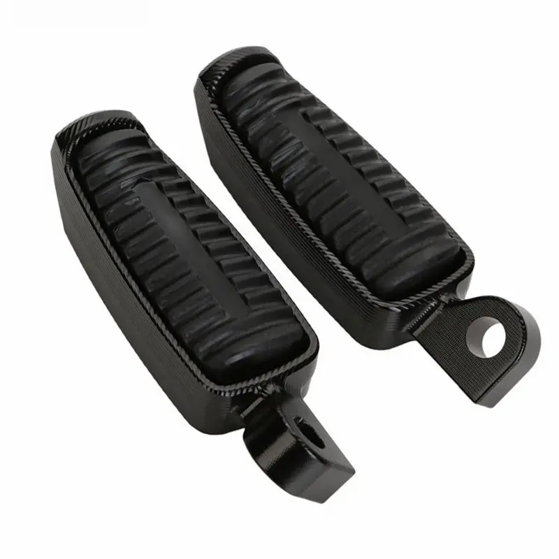 NEW HOT In Stock-Aluminum Alloy For Sportster XL 883 XL1200 V-Rod Low Hugger Dyna Softa Black Footpegs Motorcycle Footres