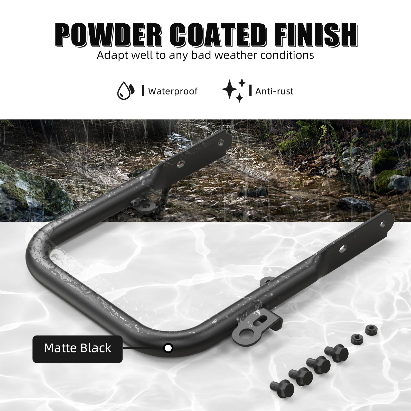 NICECNC Hintere Haltestange für Yamaha Blaster 200 YFS200 1988-2006 YFS200SE Special Edition 2006 ATV-Zubehör aus Kohlenstoffstahl – Detail 4