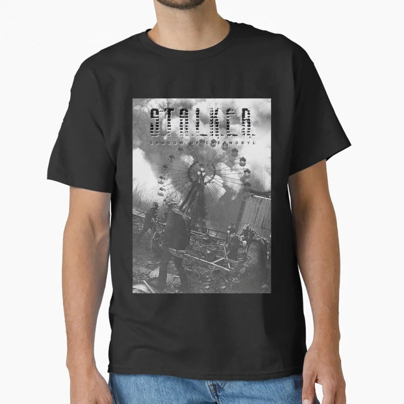 

S.T.A.L.K.E.R. 2 Heart of Chornobyl 0813# Stalker Video game Pripyat Exclusion Zone Gift T shirt for men Large size Tops S-6XL