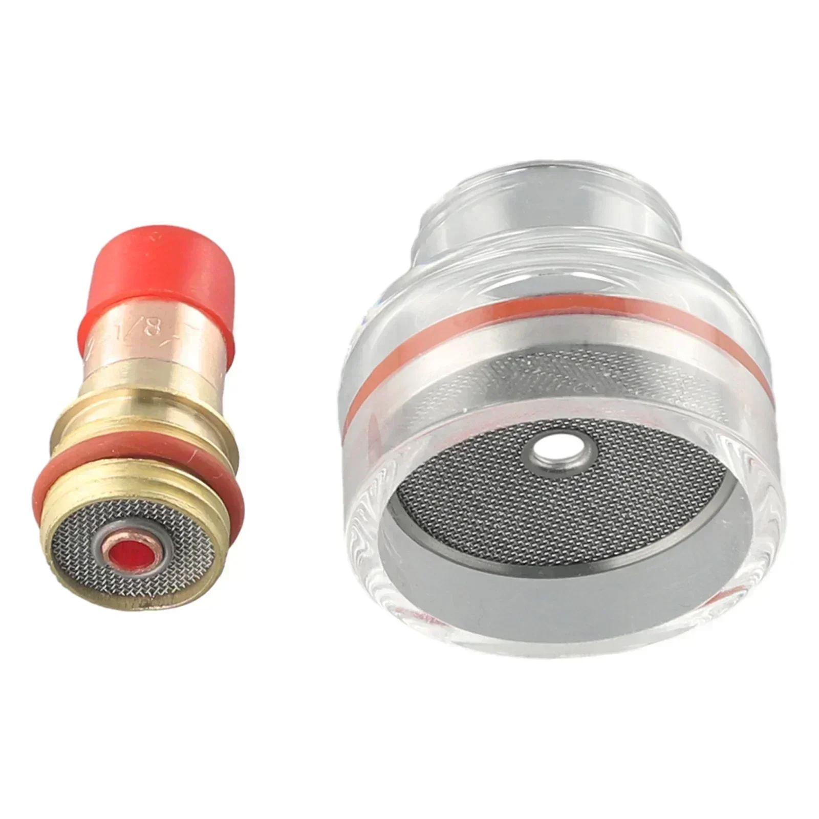 6PCS TIG WP Welding Torch Kit Torch Gas Lens Collet Glass Cup For WP‑17/18/26 2.4mm Tungsten Needle Welding Equipmen