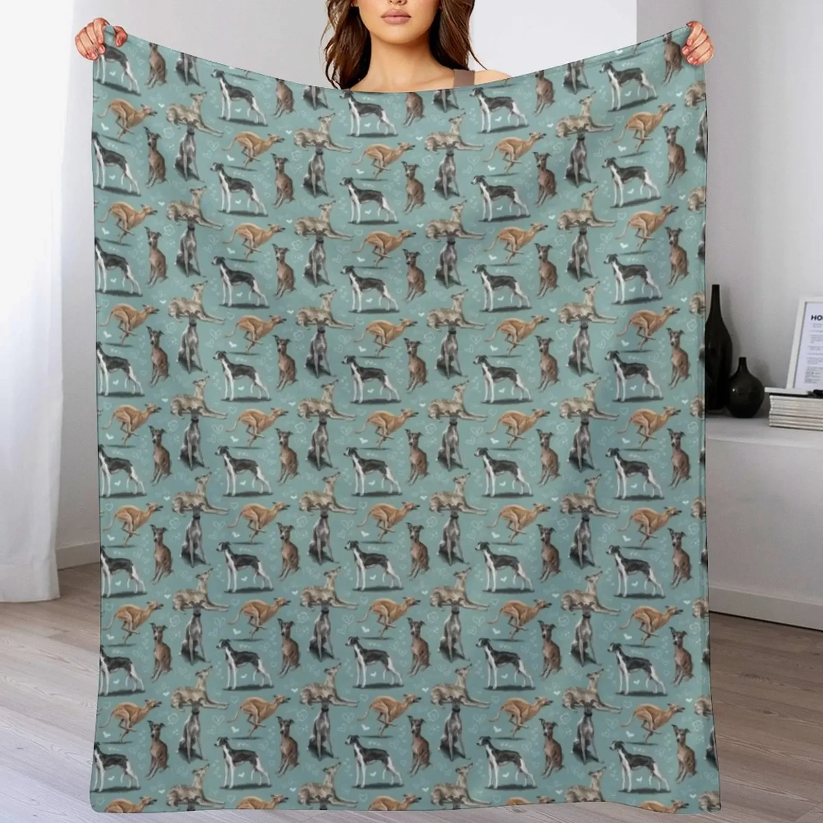 

The Whippet Throw Blanket Soft for sofa Luxury St Decorative Sofas Blankets