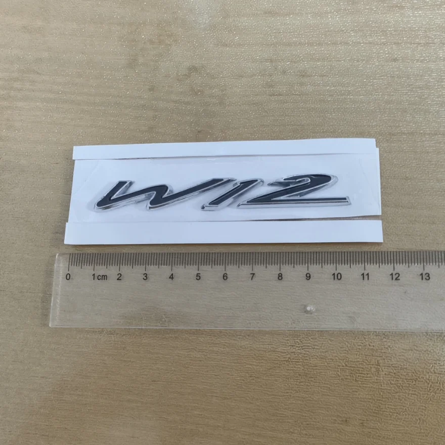 

W12 for Bentley Continental Flying Bentayga Mulsanne Car sticker Speed W12 logo emblem badge sticker Accessories