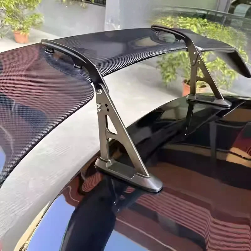 Exzellent Quality STI Style Real Carbon Fiber High Foot Rear Wing Fixed Spoiler Fits 350ZTop 6