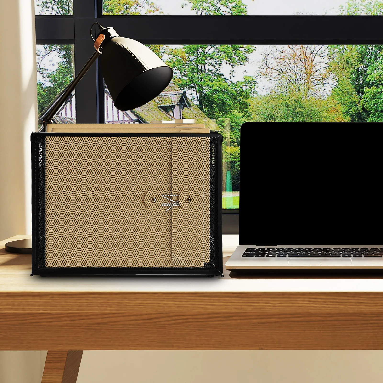 File Box Organisation Size Desk Organizer Stand Magazine Holder Portable Office