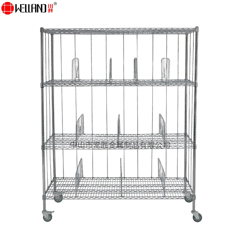 LH Large Capacity High Load Bearing Bucket Rack Multifunctional Free Moving Rack with Universal Wheel