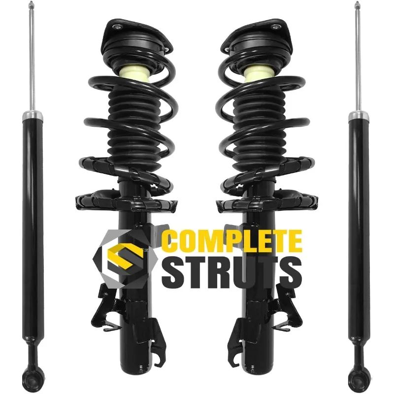 

COMPLETESTRUTS - Front Complete Strut Assemblies with Coil Springs and Rear Shock Absorbers Replacement for 2010-2013 Mazda 3 -