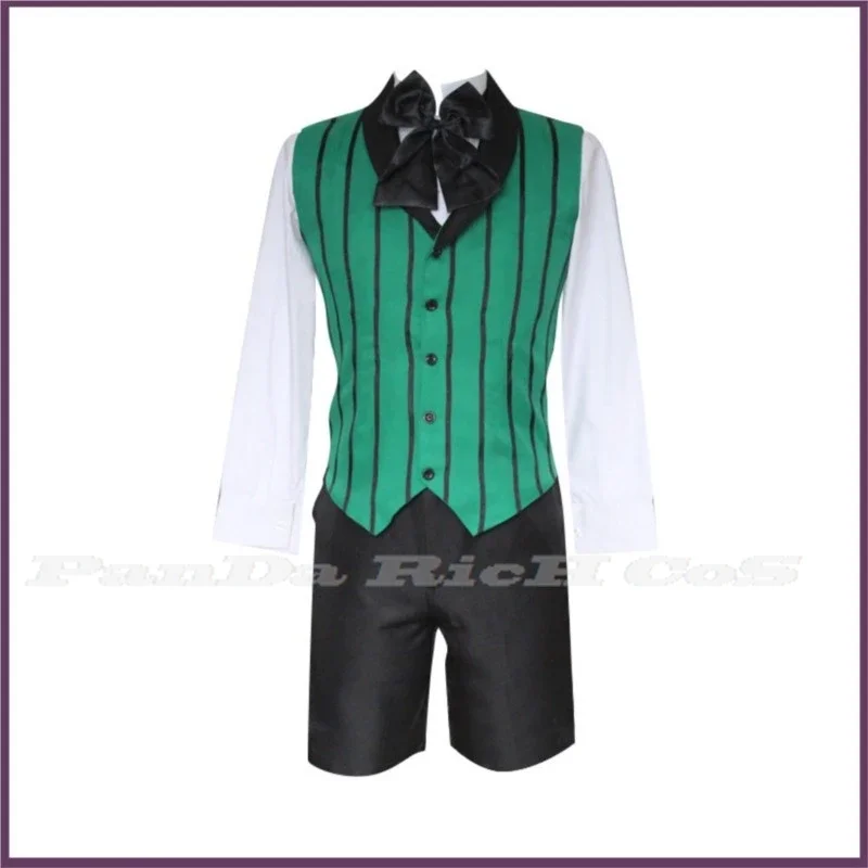 Anime Black Butler Alois Trancy Cosplay Costume Alois Trancy Wig Tailcoat Vest Full Set Uniform Adult Man Hallowen Carnival Suit