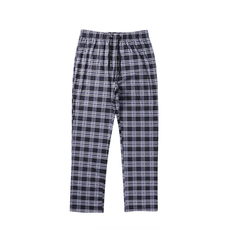 Bottoms Fit Bottoms Sleep Plaid Trousers Flannel Daily Lounge/Pajama Pants Loose Waist High Mens Sleeping Loose Casual Stretchy