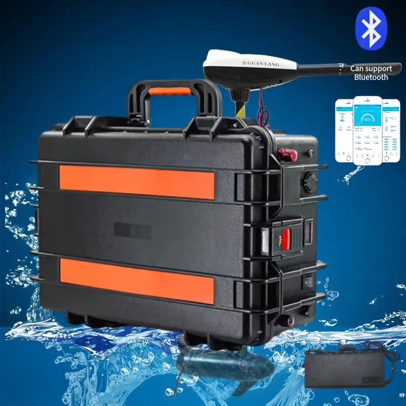 waterproof 48V 100Ah 200Ah 36V 100AH 150Ah lifepo4 lithium battery bluetooth APP for 5000w golf cart Tricycle + charger camping