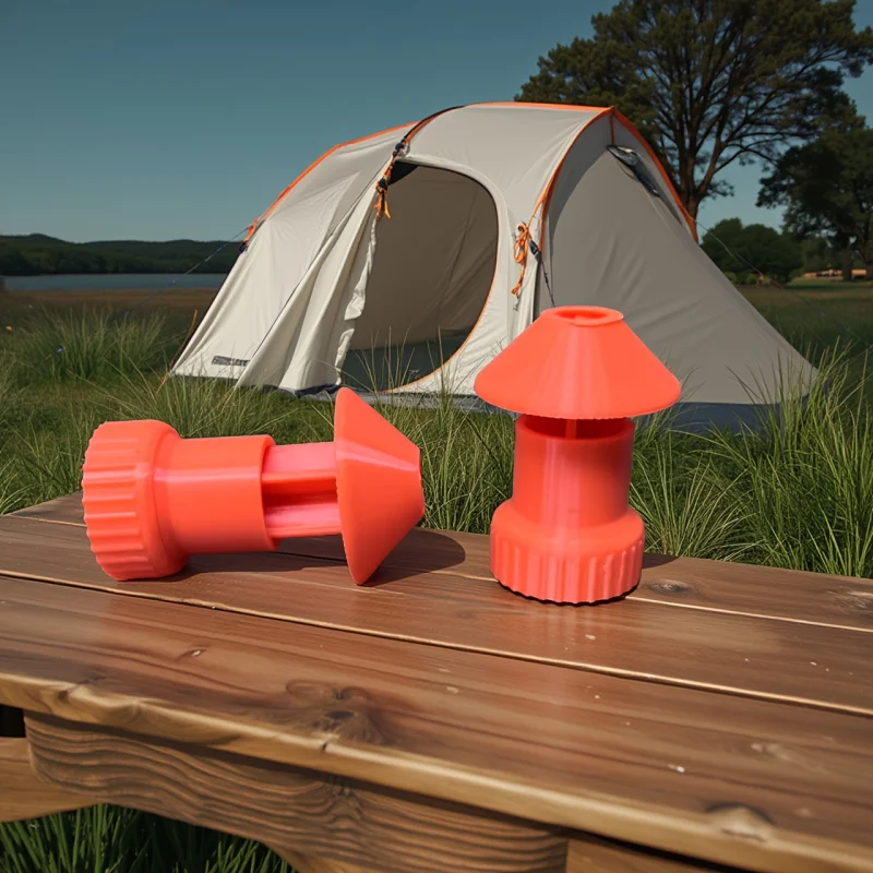 Portable Outdoor Gravity Hand Washing Nozzle, Fits 30mm Mineral Water Bottle Caps, Camping Travel Hiking Survival Accessory