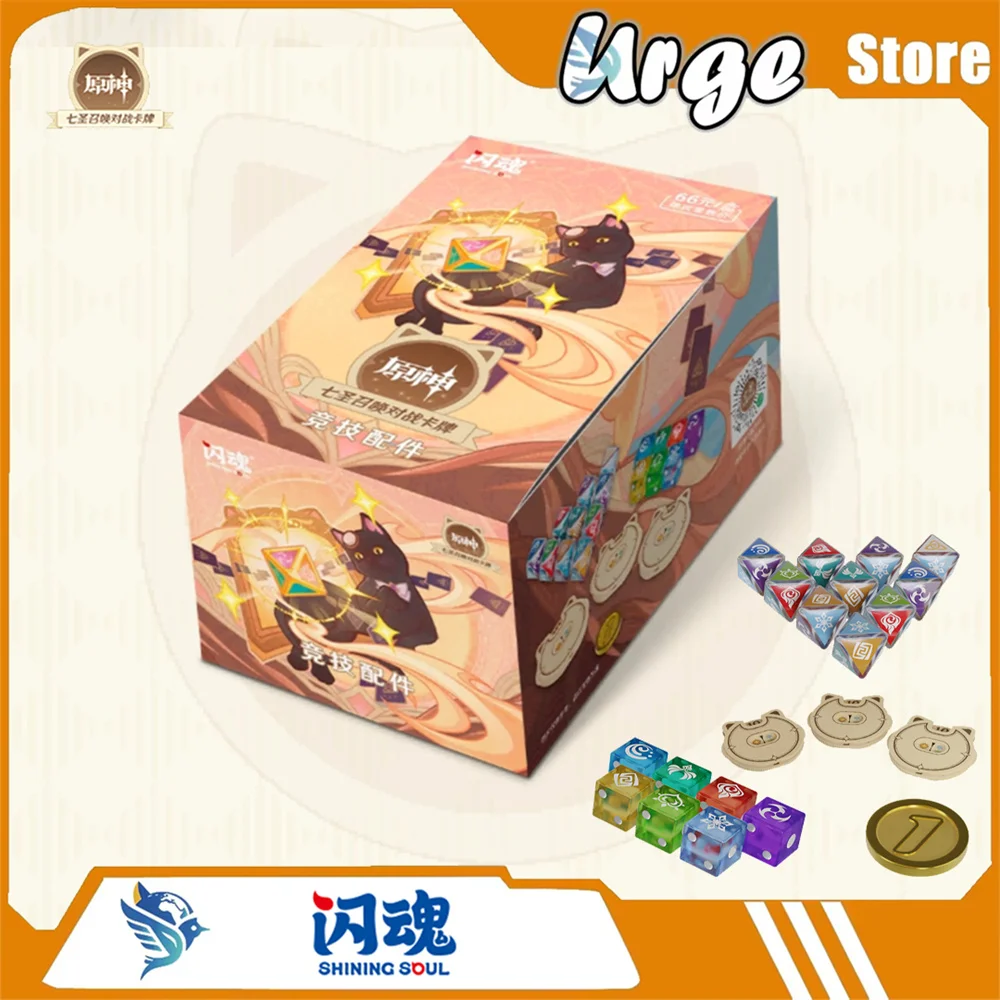 

Коллекционные карты ShiningSoul Genshin Impact: Семь Святых — аксессуары для соревновательных карточных игр и настольных игр