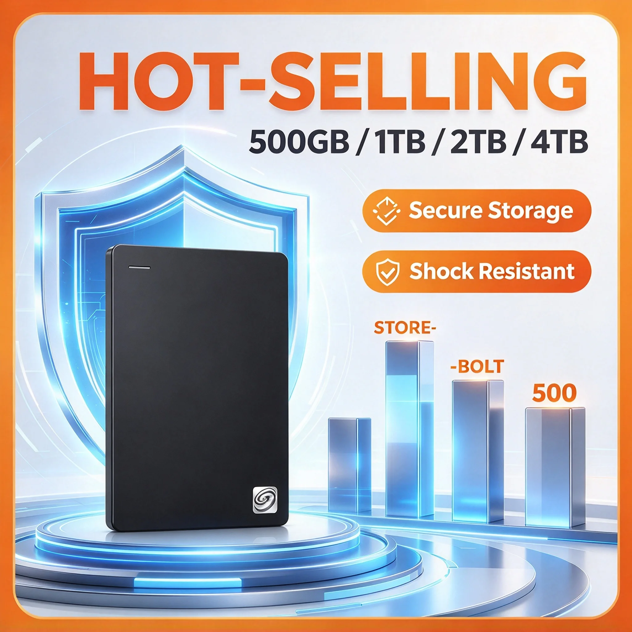 500GB 4TB 2TB 1TB Slim Portable SSD Encrypted Backup Mac PC Laptop Pocket Size Speed Unleashed Advanced 2TB