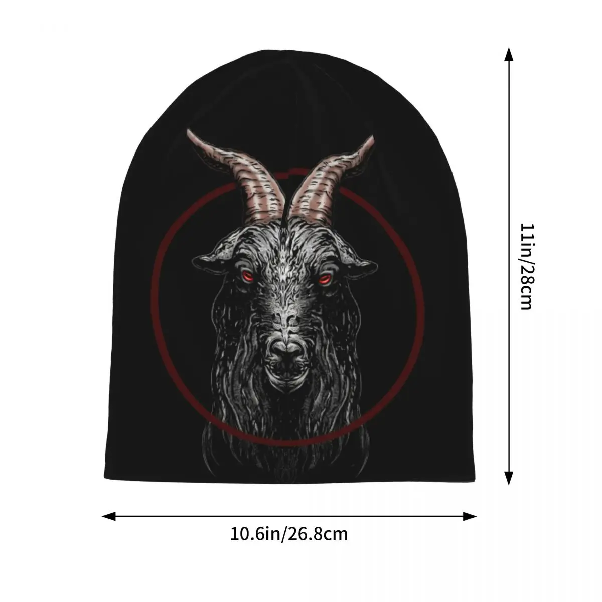 Baphomet Satan Lucifer Skullies Beanies Caps Black Philip Thin Hat Autumn Spring Bonnet Hats Men Women\'s Street Ski Cap